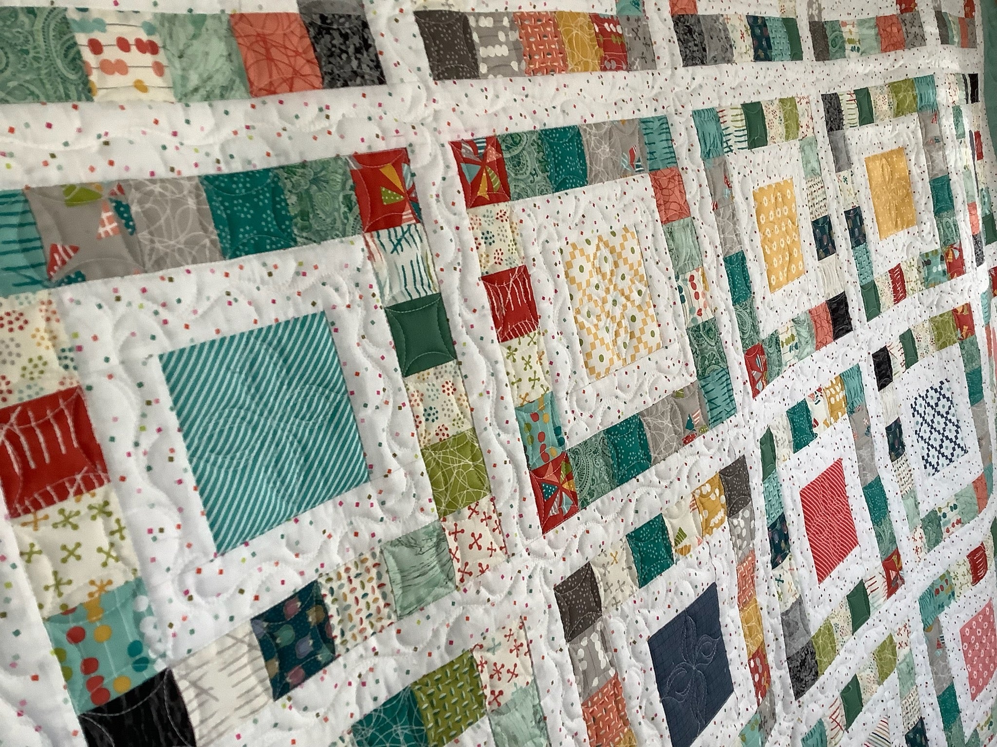 Happy Quilt Charm Square