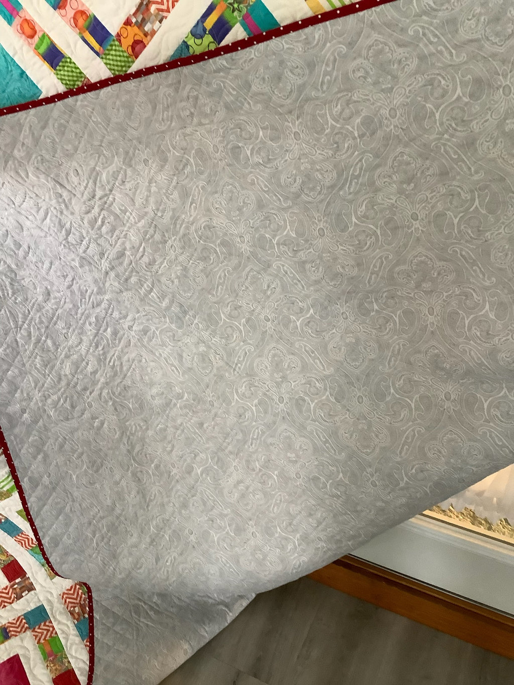 Happy Square On Point Quilt