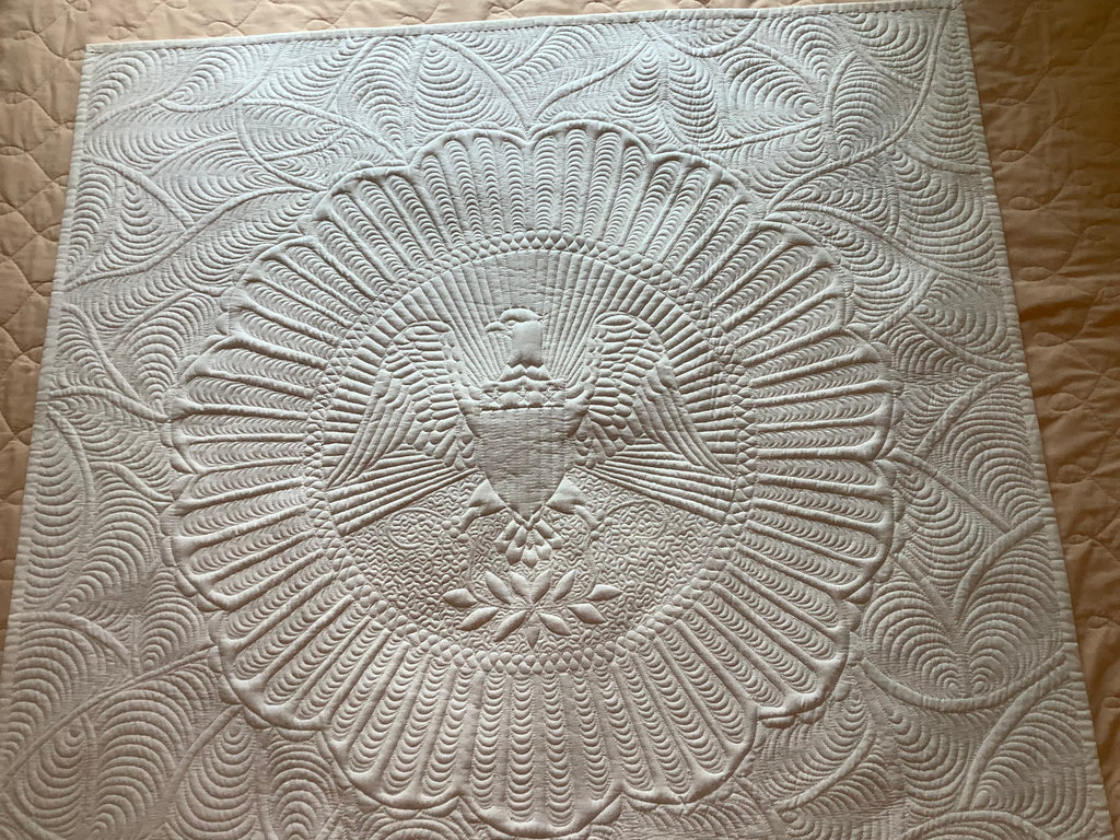 Eagle 🦅 Wall Hanging with Tapunto Quilting