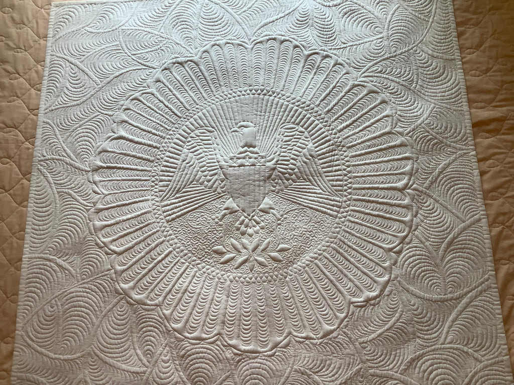 Eagle 🦅 Wall Hanging with Tapunto Quilting