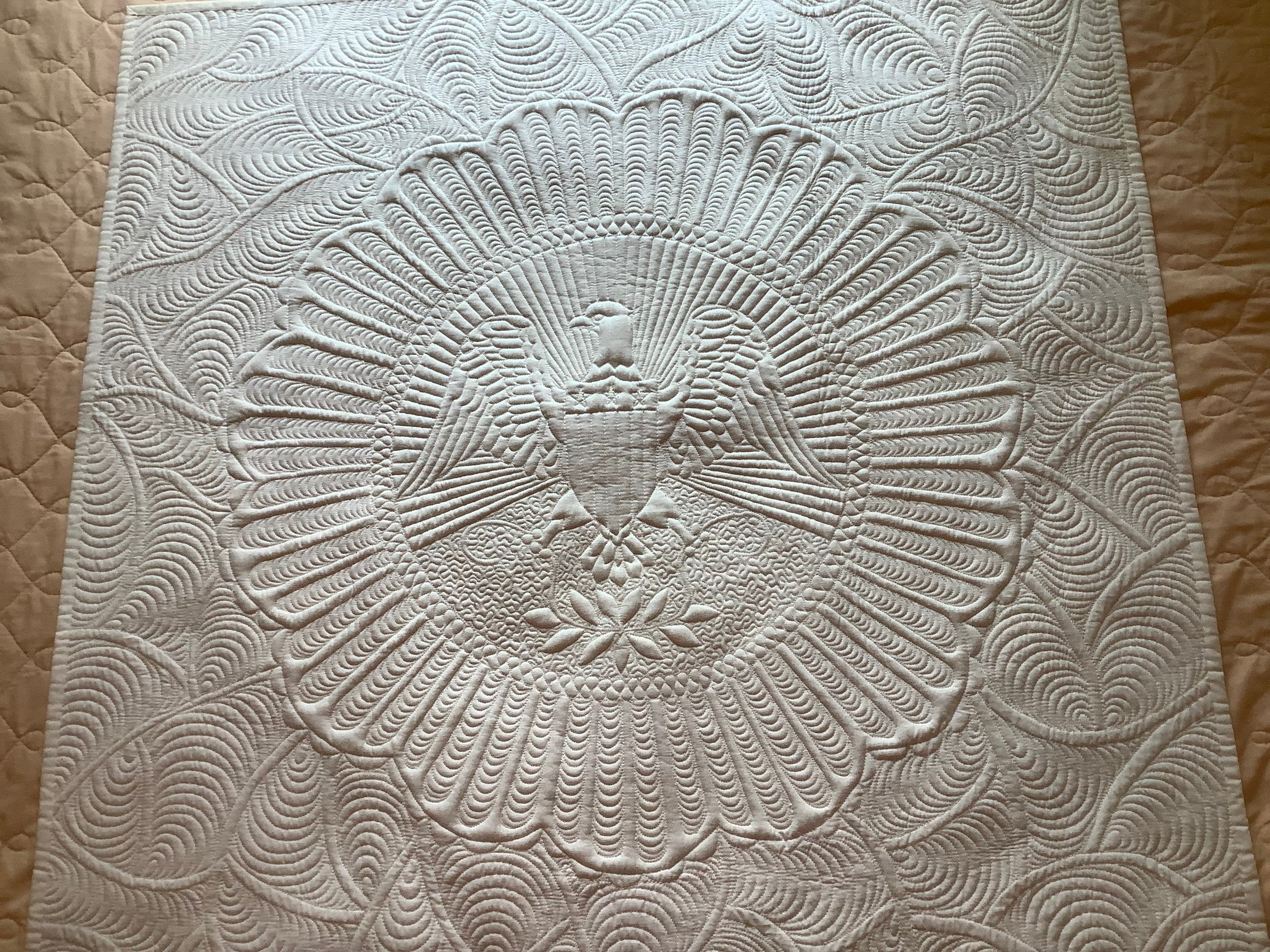 Eagle 🦅 Wall Hanging with Tapunto Quilting